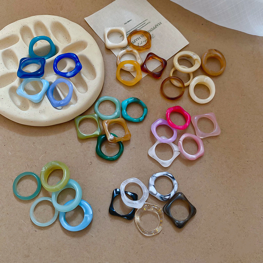 5PCS SET Trendy Colorful Geome - огляд і ціна Women'S Emo Accessories