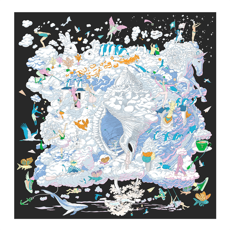 POBING Twill Silk Scarf Women  - огляд і ціна Silk Scarf Square