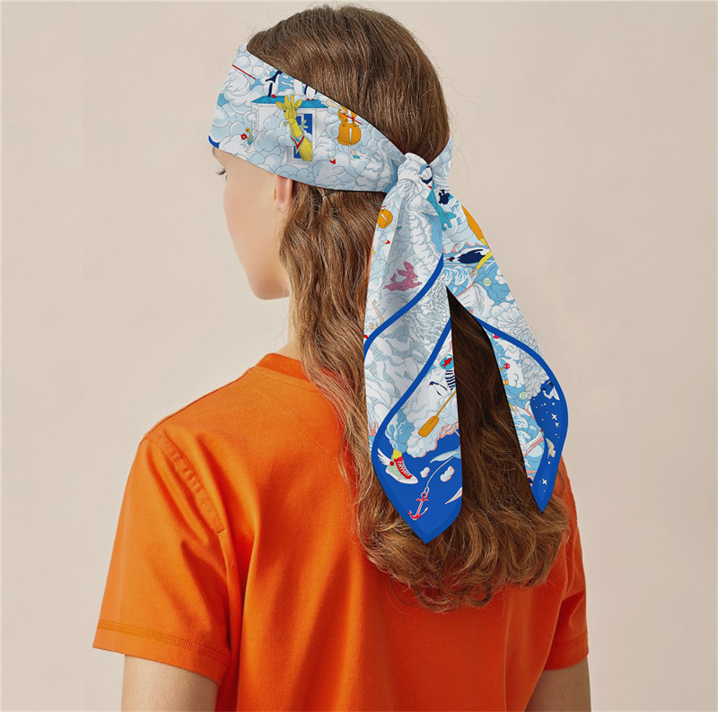 POBING Twill Silk Scarf Women  - огляд і ціна Silk Scarf Square