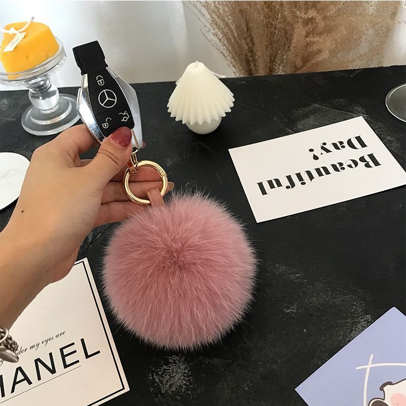2024 Fluffy Real Fox Fur Ball  - огляд і ціна Women'S Emo Accessories