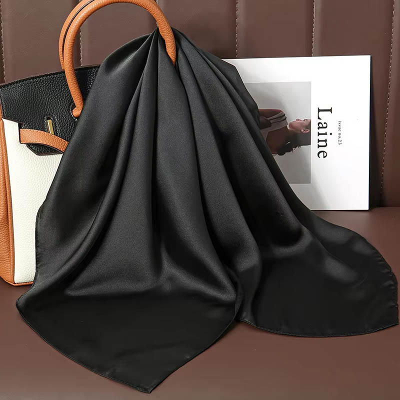 Luxury Solid Color Silk Square - огляд і ціна Silk Scarf Square