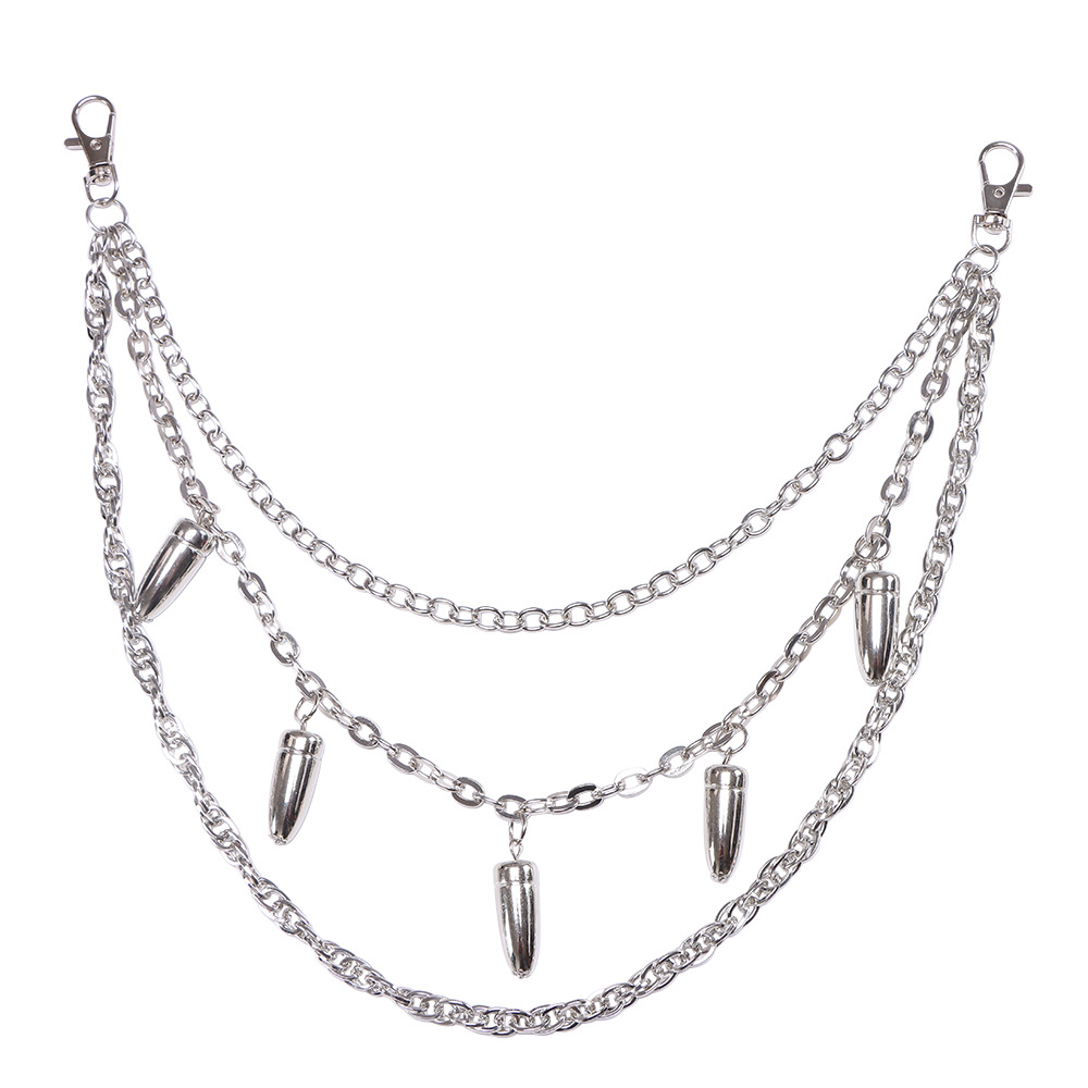 Layered Punk Spike Chains On T - огляд і ціна Women'S Emo Accessories