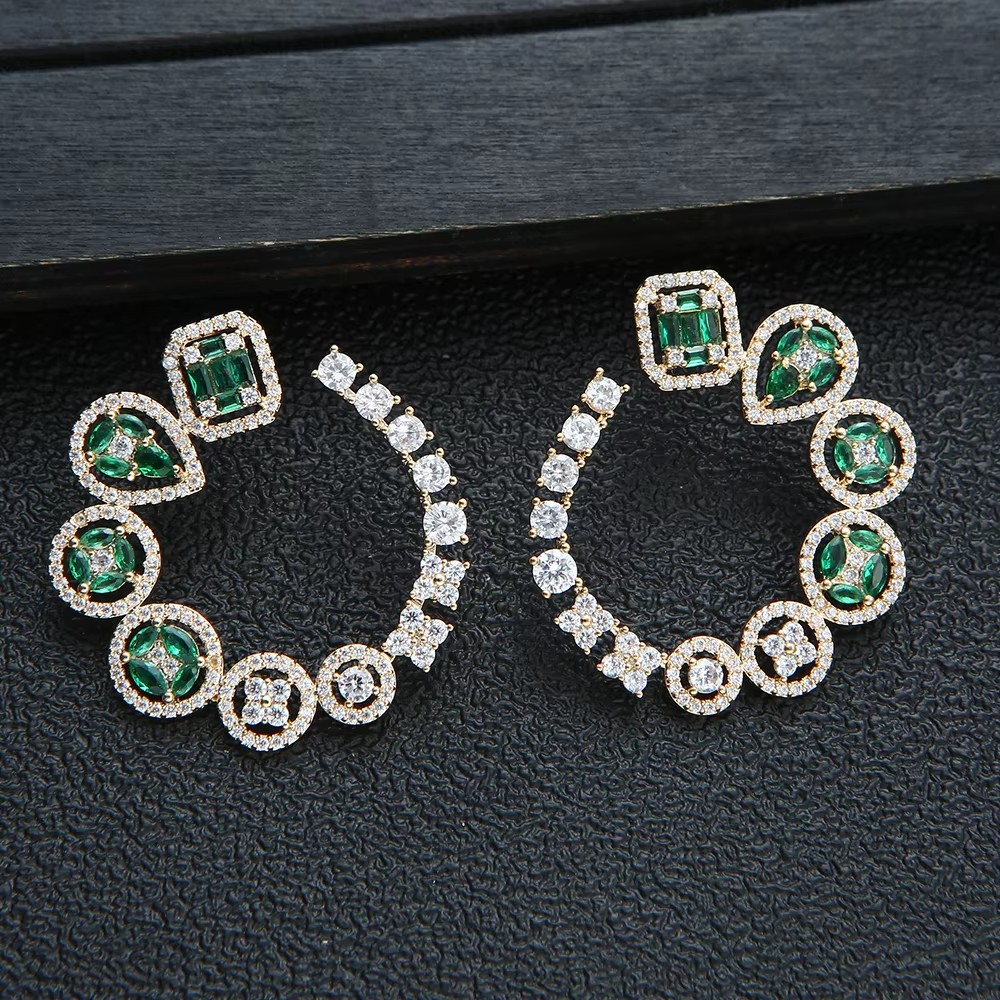 Luxury Round Stud Earrings For - огляд і ціна Women Accessories Dubai