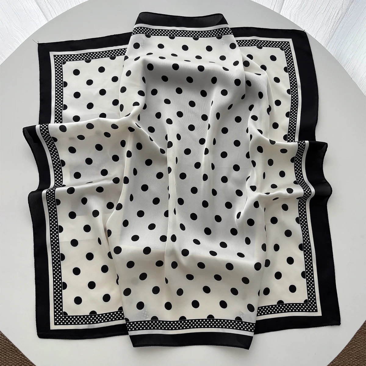 Women Elegant Soft Satin Squar - огляд і ціна Silk Scarf Square