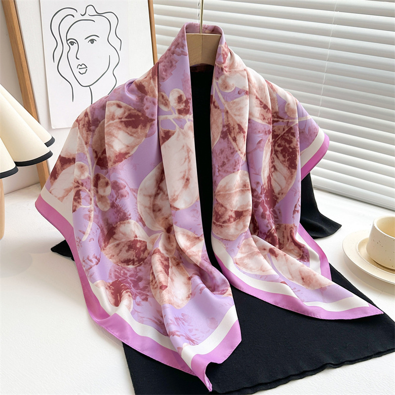 Retro 90cm Printed Large Squar - огляд і ціна Silk Scarf Square